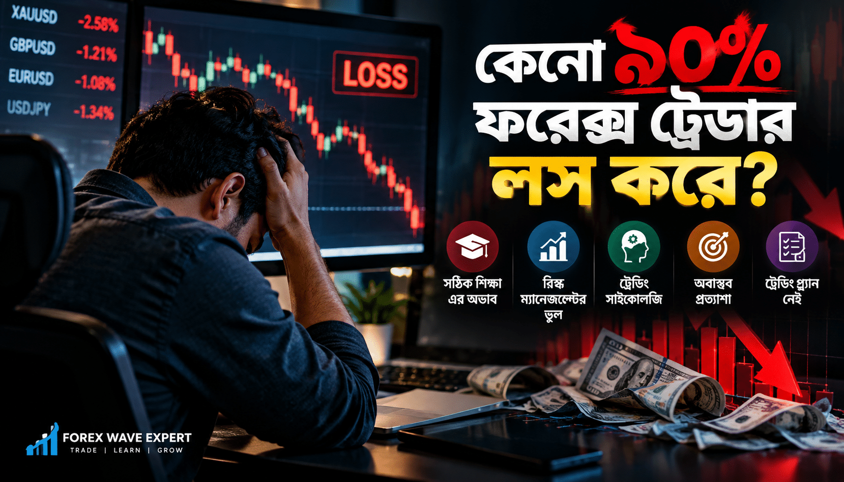 ফরেক্স ট্রেডার লস করে কেন