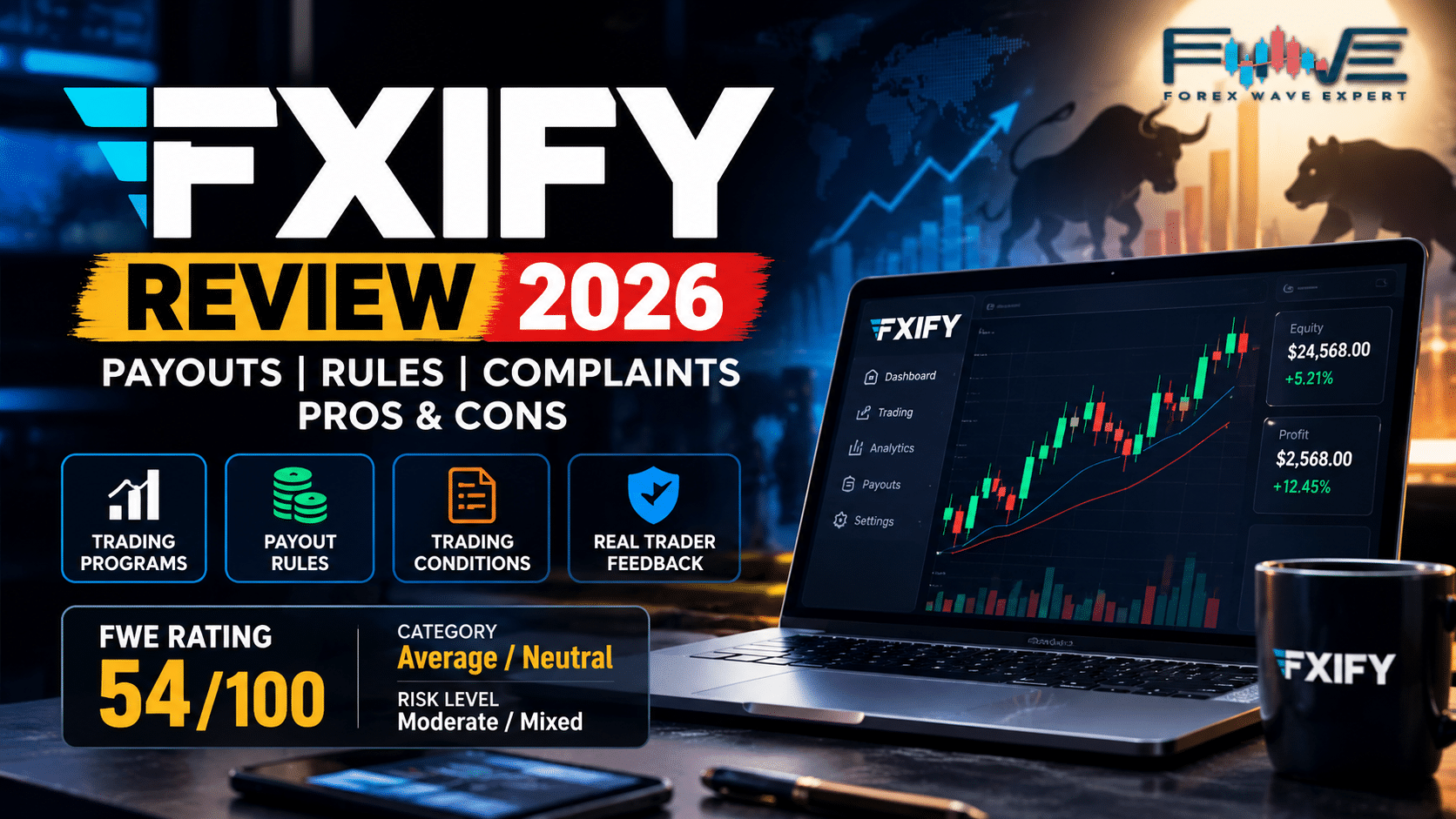 FXIFY Review 2026 forex wave expert