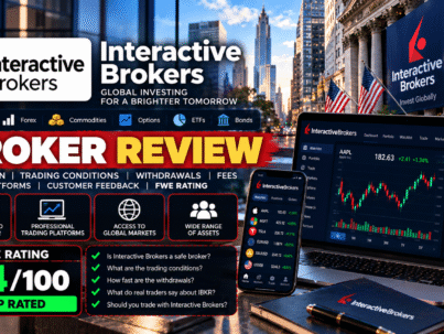 Interactive Brokers IBKR broker review with Forex Wave Expert 84 out of 100 Top Rated score